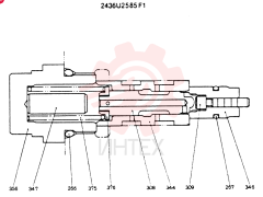 VALVE PRESSURE RELIE 2436U2585F1