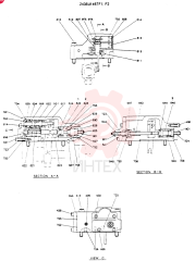 REGULATOR ASSY (FRONT) CONSISTS OF THE FOLLOWING PARTS 2436U1467F1,F2