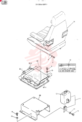 Схема (MD240BLC) - EXCAVATOR ASN LL1488 (1/80-12/06) 24100N4136F11