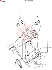 BUCKET ASSY,0.7M3