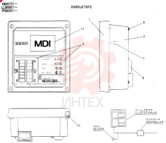 Схема (MD240C) - EXCAVATOR ASN LLU00601 (1/80-12/06) 2489U276F2