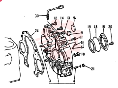 Схема (MD240C) - EXCAVATOR BTW LLU0301 - LLU0600 (1/80-12/06) VAME070726