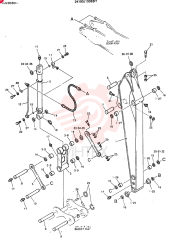 Схема (MD240C) - EXCAVATOR BTW LLU0301 - LLU0600 (1/80-12/06) 24100J13063F1