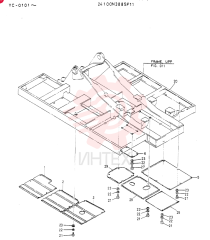 Схема (MD300LC) - EXCAVATOR BTW YC0101 - YC0300 (1/80-12/06) 24100N3885F11