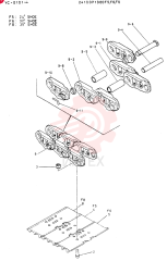 INSTAL, CRAWLER TRACK 24100P1980F5