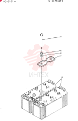 BATTERY  ASSY 24100P669F5