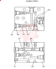 PLATE ASSY, CONSISTS OF THE FOLLOWING PARTS 2436U1273F1