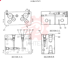 COVER ASSY, CONSISTS OF THE FOLLOWING   PARTS 2436U1274F1