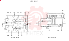 Схема (MD300LC) - EXCAVATOR BTW YC0101 - YC0300 (1/80-12/06) 2436U1832F1