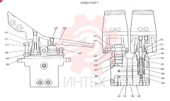 Схема (MD300LC) - EXCAVATOR BTW YC0101 - YC0300 (1/80-12/06) 2436U1746F1