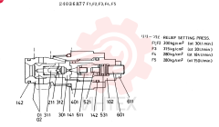 Схема (MD300LC) - EXCAVATOR BTW YC0101 - YC0300 (1/80-12/06) 24036R77F1