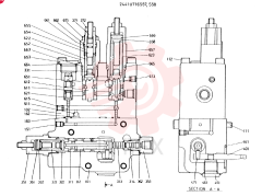 BLOCK ASSY, CONSISTS OF THE FOLLOWING PARTS 2441U716857