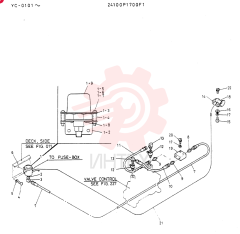 Схема (MD300LC) - EXCAVATOR BTW YC0101 - YC0300 (1/80-12/06) 24100P1700F1