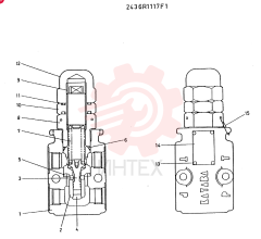 VALVE PRESSURE RELIE 2436R1117F1