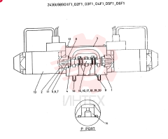 VALVE ASSY, SOLENOID, CONSISTS OF THE FOLLOWING PARTS 2436U989D0F1