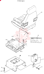 Схема (MD320BLC) - EXCAVATOR BTW YC0301 - YC0747 (1/80-12/06) 24100N4136F11