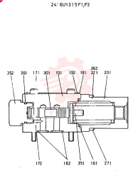 VALVE ASSY, CONSISTS OF THE FOLLOWING PARTS 2436U1315F1