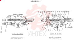 Схема (MD320BLC) - EXCAVATOR BTW YC0301 - YC0747 (1/80-12/06) 2436U1304F1 (3)