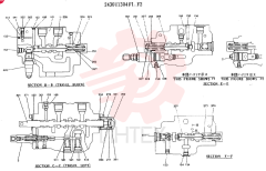 Схема (MD320BLC) - EXCAVATOR BTW YC0301 - YC0747 (1/80-12/06) 2436U1304F1 (4)