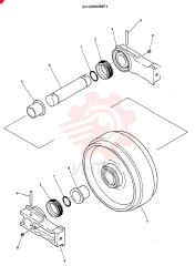 IDLER WHEEL 24100N3099F4