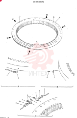 Схема (MD320BLC) - EXCAVATOR BTW YC0301 - YC0747 (1/80-12/06) 24100N3854F2