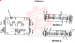 VALVE ASSY, SHUTTLE CONSITS OF THE FOLLOWING PARTS 2436R754F1