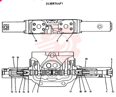 SPOOL   ASSY CONSITS OF THE FOLLOWING PARTS 2434R744F1