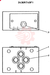 PLATE ASSY CONSISTS OF THE  FOLLOW PARTS 2436R749F1