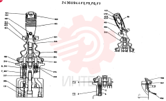 VALVE ASSY, PILOT CONSITS OF THE FOLLOWING PARTS 2436U944F3. F5.F6.F7