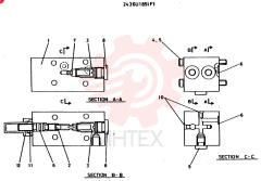VALVE ASSY CONSITS OF THE FOLLOWING PARTS 2436U851F1