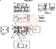 Схема (MD400LC) - EXCAVATOR BTW YS0101 - YS0200 (1/80-12/06) 2436U1891F1