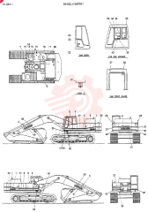 Схема (MD450BLC) - EXCAVATOR BTW TS0201 - TS0394 (1/80-12/06) 24100J10570F1