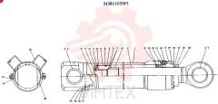 CYLINDER 2438U1029F1