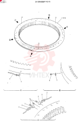 Схема (MD450BLC) - EXCAVATOR BTW TS0201 - TS0394 (1/80-12/06) 24100N5635F1