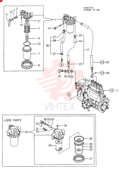FUEL LINE (A) 4TNE88-YBC