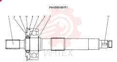 SHAFT ASSY. PH10V01001F1