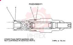 VALVE PRESSURE RELIE PH22V00001F1