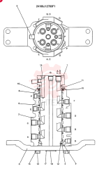 HYDRAULIC SWIVEL 24100J12703F1