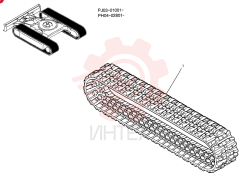 RUBBER TRACK PH61D00006P1