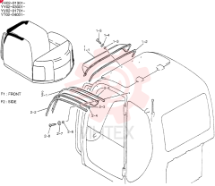 SUN VISOR YT55C00001F1