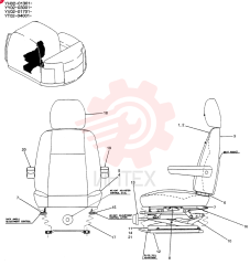 SEAT ASSY. YT25M00025F1