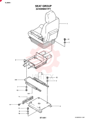 SEAT ASSY 24100N8617F1