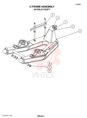 Схема (ED180) - BLADE RUNNER EXCAVATOR/DOZER ASN YLU0001 (1/99-12/01) 24100J21252F1