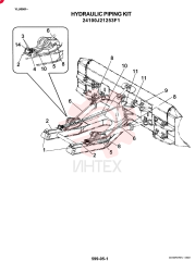 HYD PIPING KIT 24100J21253F1