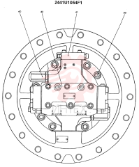 HYDRAULIC MOTOR 2441U1054F1 (2)