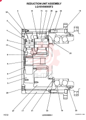 GEAR REDUCTION UNIT LQ15V00005F2