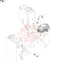 90 ELBOW,Male, 30 Degree Fl, PF 1/2" x PF 1/2", O-Ring