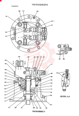 HYDRAULIC MOTOR YN15V00002F4
