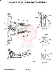 LIFT CYLINDER,Double Acting, 57.15mm Rod, 209.55mm Stroke YY01VU0001F1 (1)