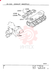 INSULATOR, ENG AIR INTAKE PIPE HEAT, FROM-UP TO: 0203.1-, MODEL TYPE: ALL